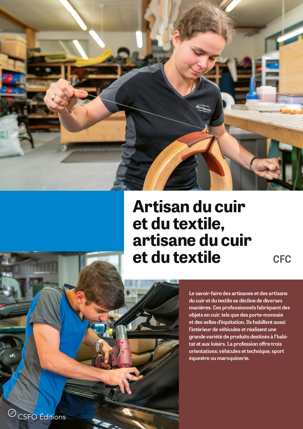 Artisan/e du cuir et du textile Artisan/e du cuir et du textile