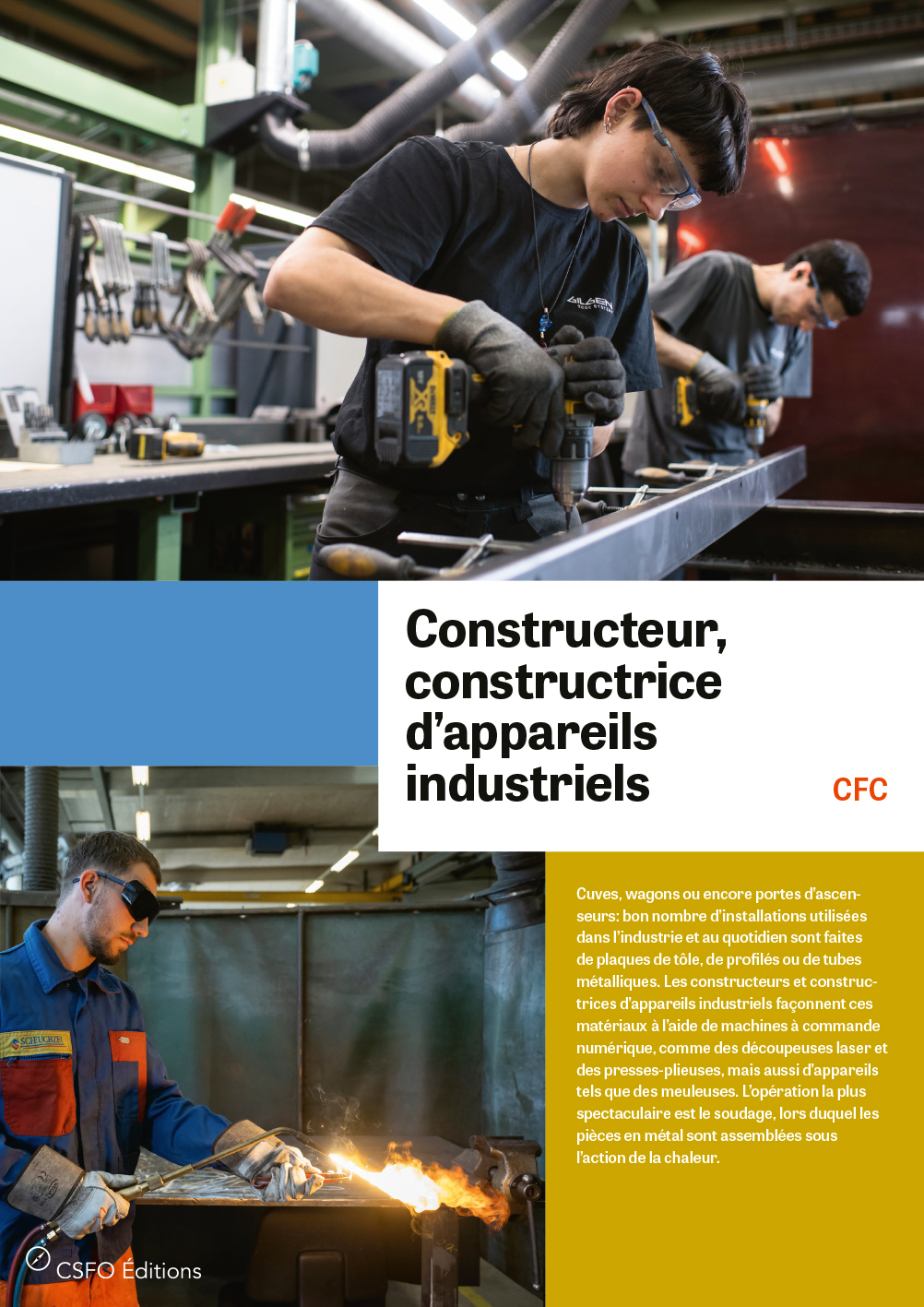 Constructeur/trice d'appareils industriels