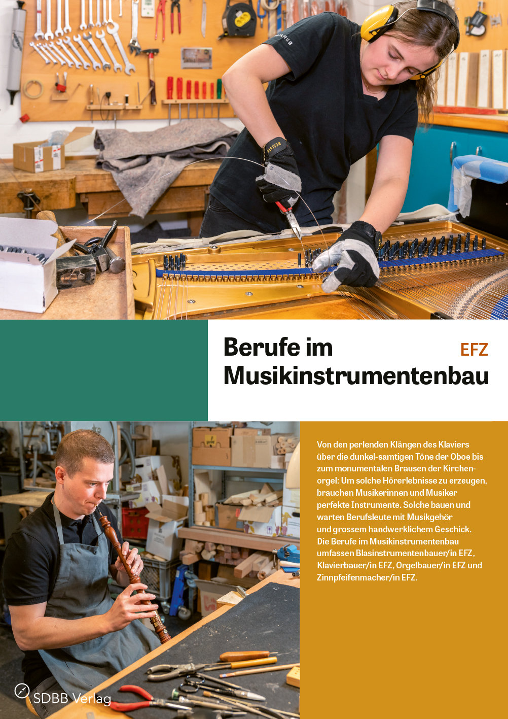 Berufe im Musikinstrumentenbau EFZ