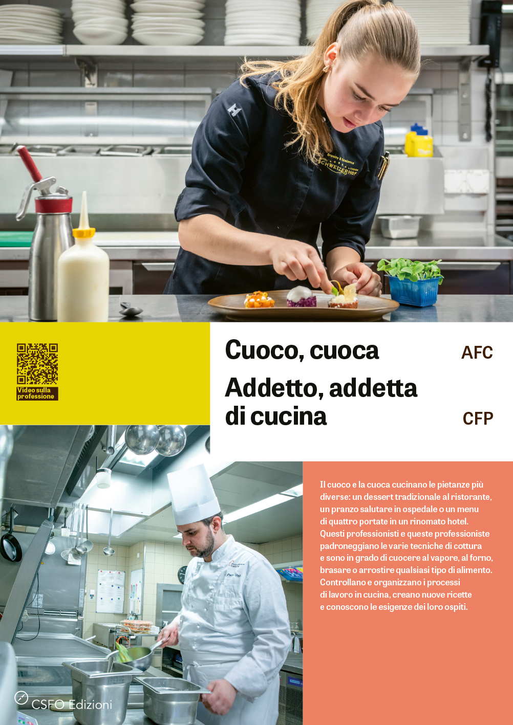 Cuoco/a AFC, Addetto/a di cucina CFP