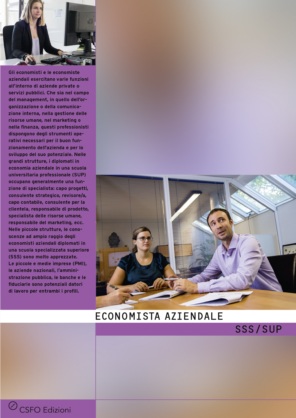 Economista aziendale SSS/SUP Economista aziendale SSS/SUP