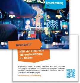 Flyer berufsberatung.ch Berufstätige (Bund à 100 Stk.)