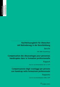Nachteilsausgleich für Menschen mit Behinderung in der Berufsbildung