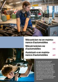 Mécanicien/ne en maintenance d'automobiles, Mécatronicien/ne d'automobiles, Assistant/e en maintenance d'automobiles