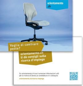 Flyer orientamento.ch ricerca impiego (Plico da 100 es.)