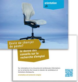 Flyer orientation.ch recherche d'emploi version tutoiement (paquet de 100 ex.)