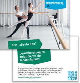 Flyer berufsberatung.ch Gymnasium (Bund à 100 Stk.)