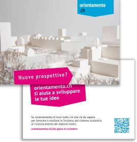 Flyer orientamento.ch da poco in Svizzera (Plico da 100 es.)