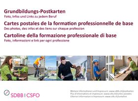 Cartes postales de la formation professionnelle de base - set complet