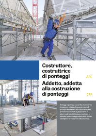 Costruttore/trice di ponteggi AFC, Addetto/a alla costruzione di ponteggi CFP