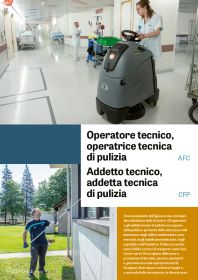 Operatore/trice tecnico/a di pulizia, Addetto/a tecnico/a di pulizia