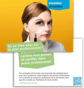 Flyer orientation.ch/carriere (paquet de 100 ex.)