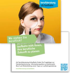 Flyer berufsberatung.ch Wo stehen Sie beruflich?  (Bund à 100Stk)