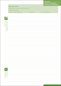 Block mit Arbeitsrapportformularen (Lerndokumentation)