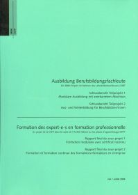 Ausbildung Berufsbildungsfachleute / Formation des expert-e-s en formation professionnelle