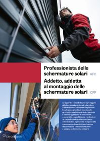 Professionista delle schermature solari, Addetto/a al montaggio delle schermature solari